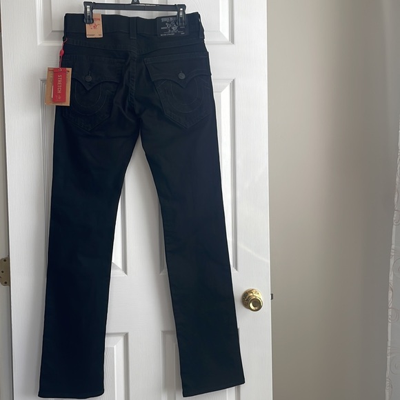 Men's Black True Religion Jeans - Picture 3 of 10